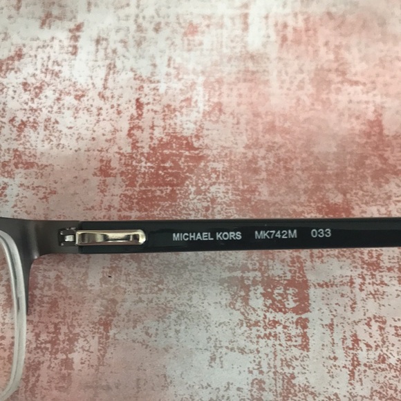 Michael Kors Eyeglasses MK743 033 Titanium Brown Half Rim Frame with Case - Picture 8 of 11